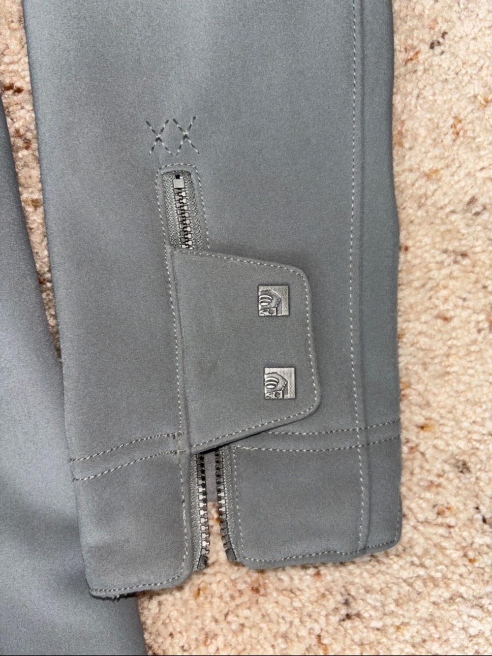 Mountain Hardwear Women's Gray Trench Softshell Coat Size Large - Picture 3 of 10